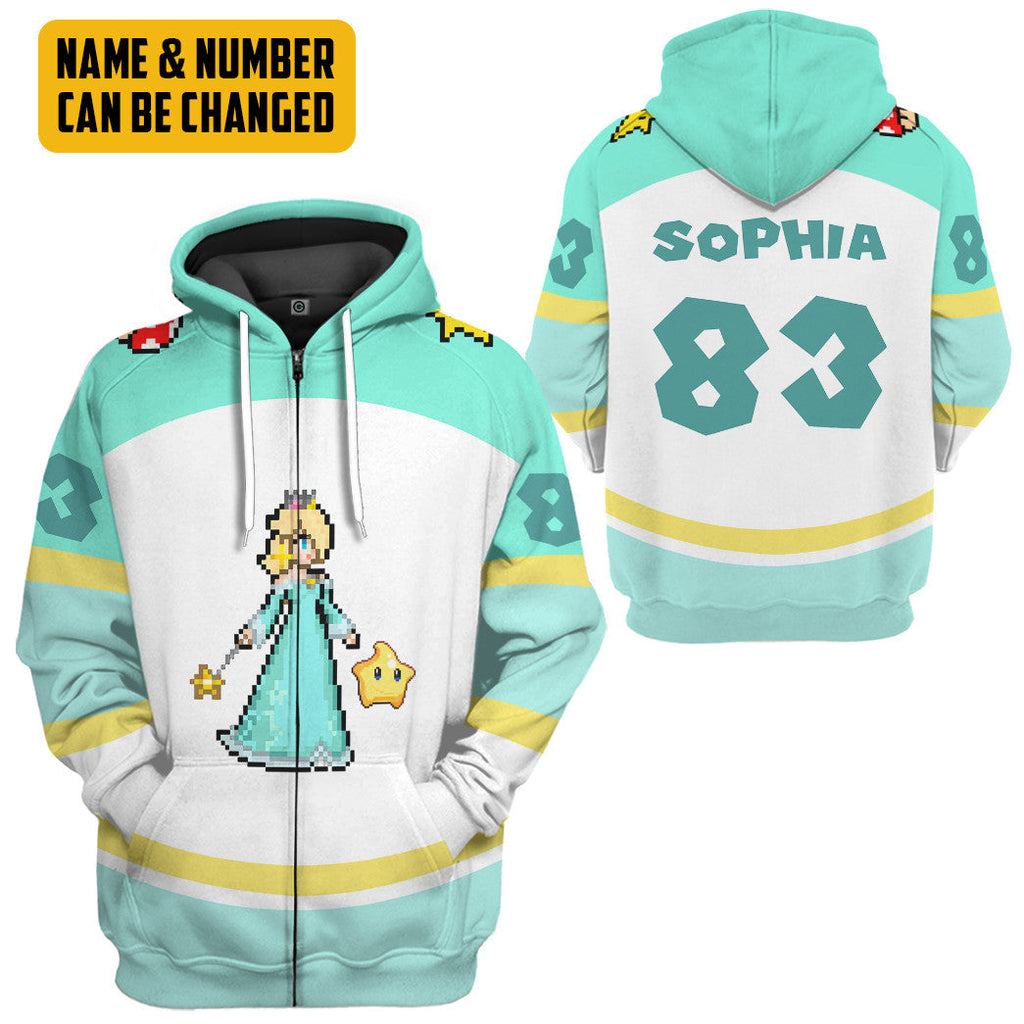  Rosalina Sports Custom Name Custom Number Hoodie Tshirt Apparel