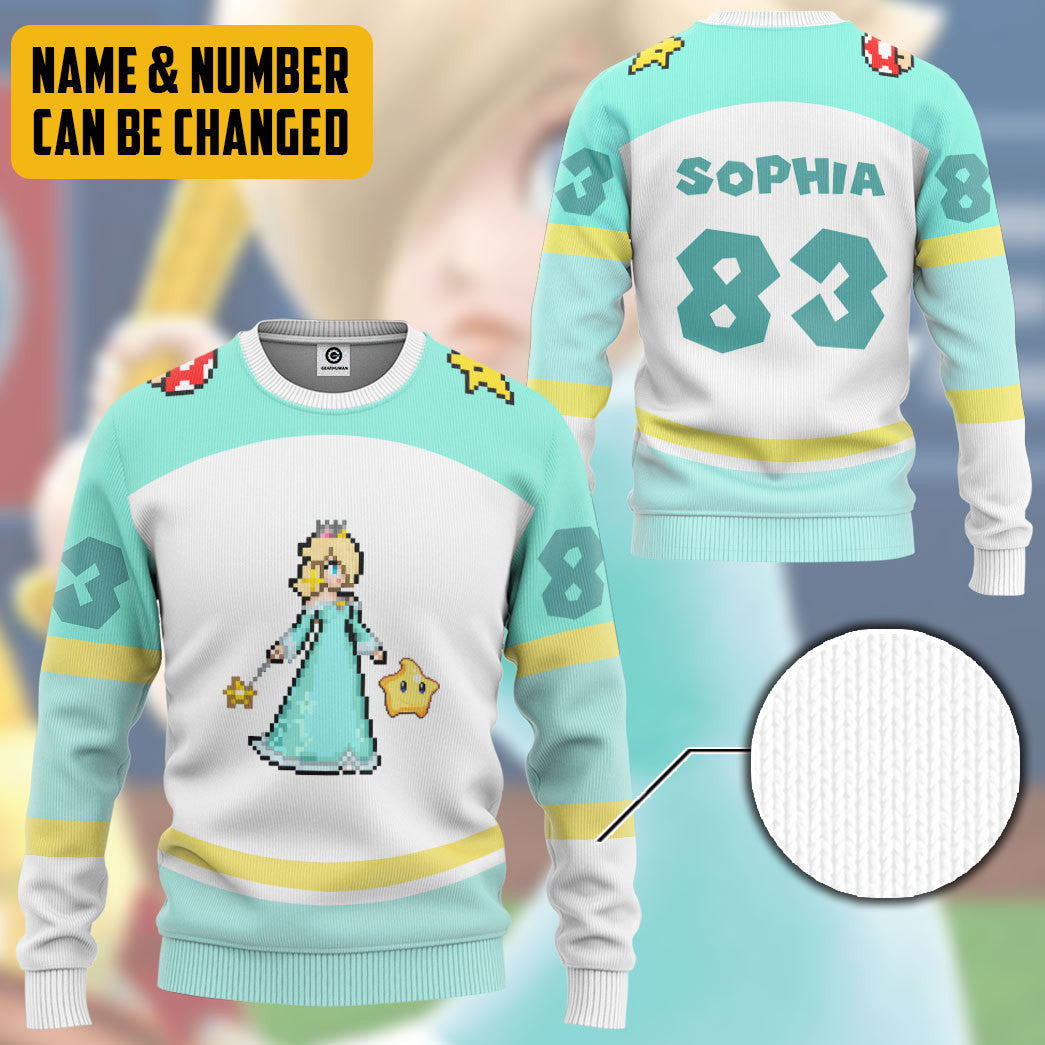 Rosalina Sports Custom Name Custom Number Hoodie Tshirt Apparel