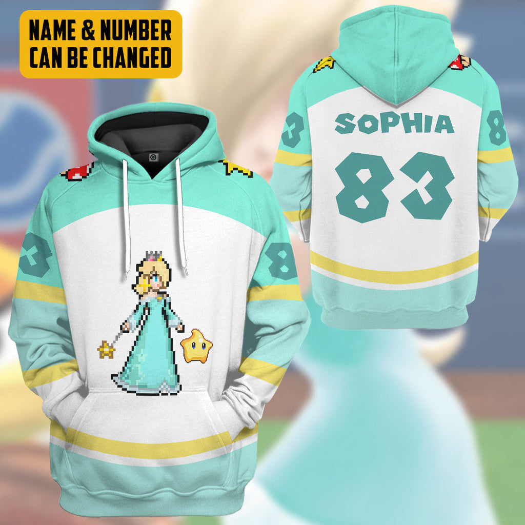  Rosalina Sports Custom Name Custom Number Hoodie Tshirt Apparel