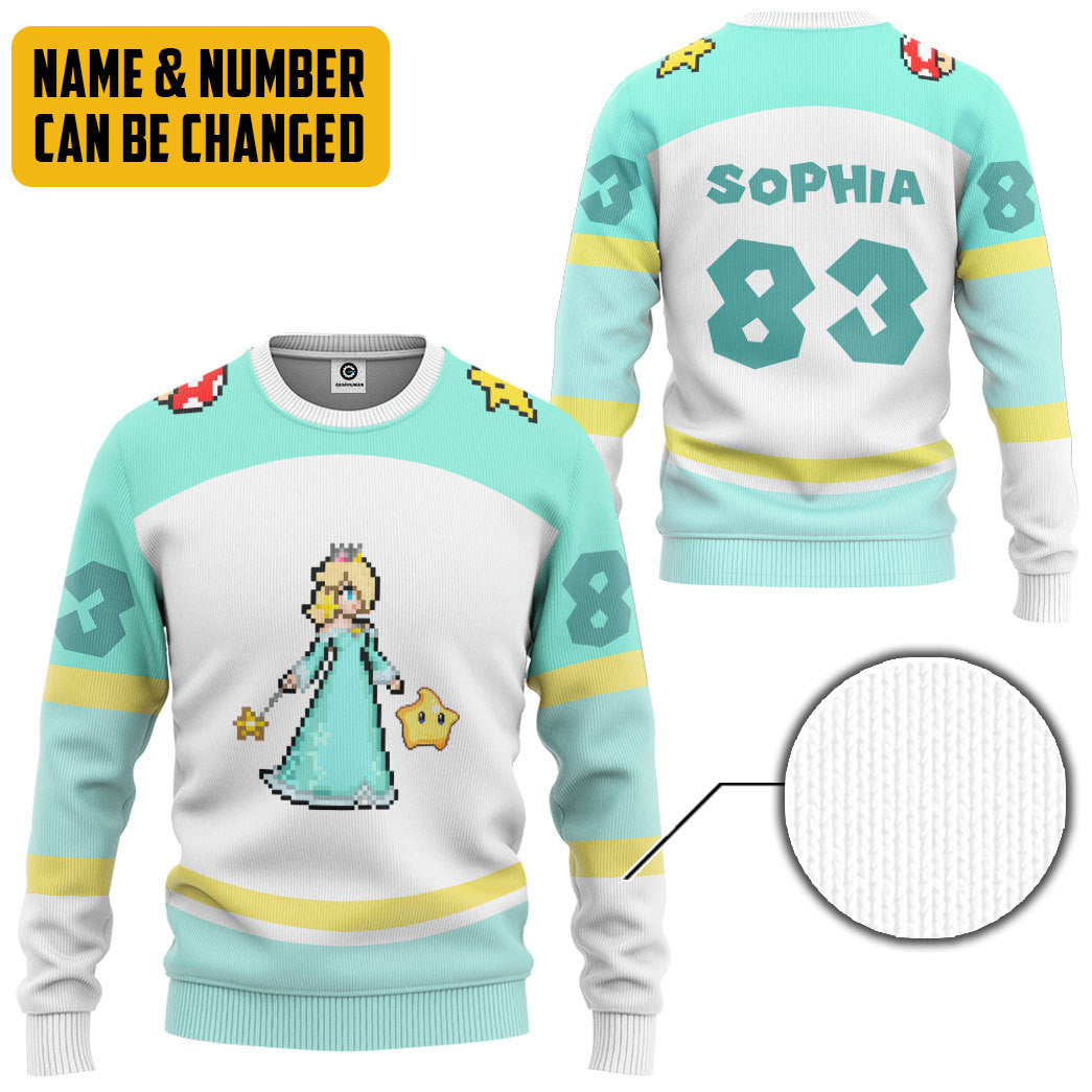  Rosalina Sports Custom Name Custom Number Hoodie Tshirt Apparel