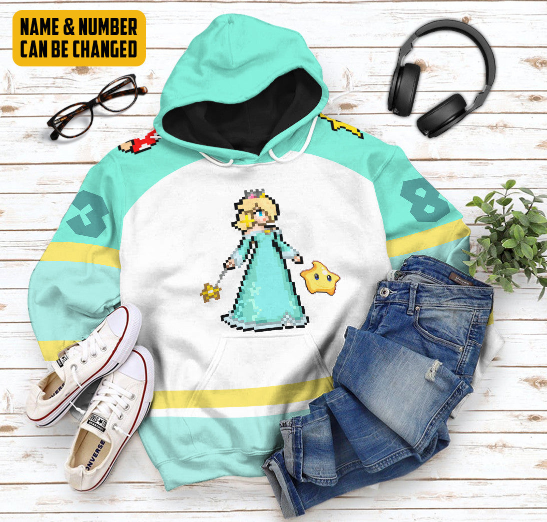  Rosalina Sports Custom Name Custom Number Hoodie Tshirt Apparel