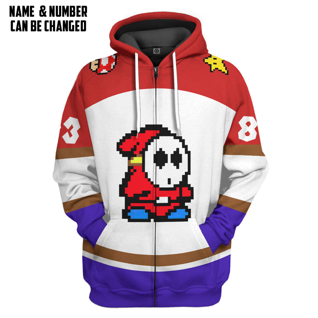  Shy Guy Sports Custom Name Custom Number Hoodie Tshirt Apparel