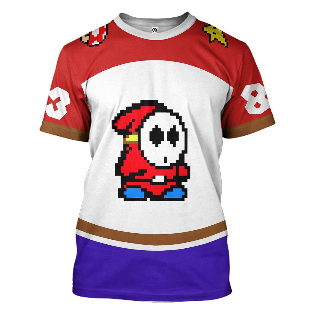  Shy Guy Sports Custom Name Custom Number Hoodie Tshirt Apparel