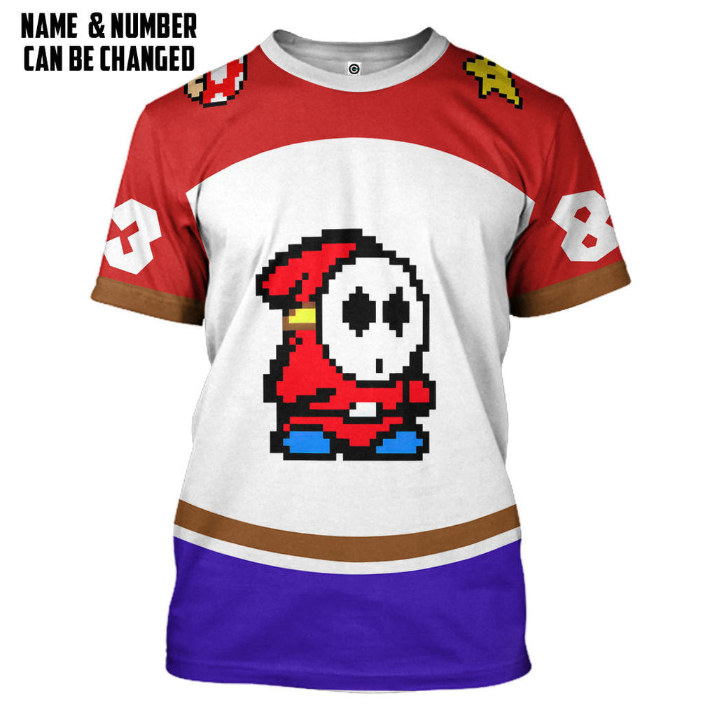  Shy Guy Sports Custom Name Custom Number Hoodie Tshirt Apparel
