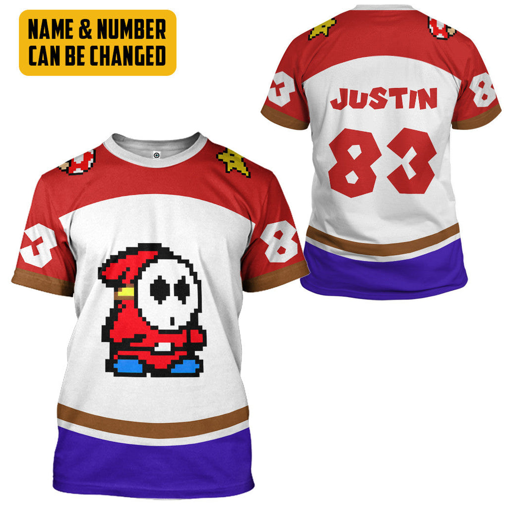  Shy Guy Sports Custom Name Custom Number Hoodie Tshirt Apparel