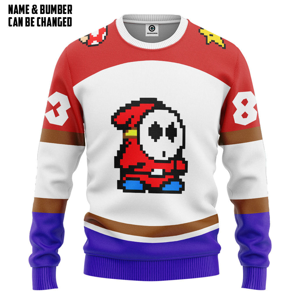 Shy Guy Sports Custom Name Custom Number Hoodie Tshirt Apparel