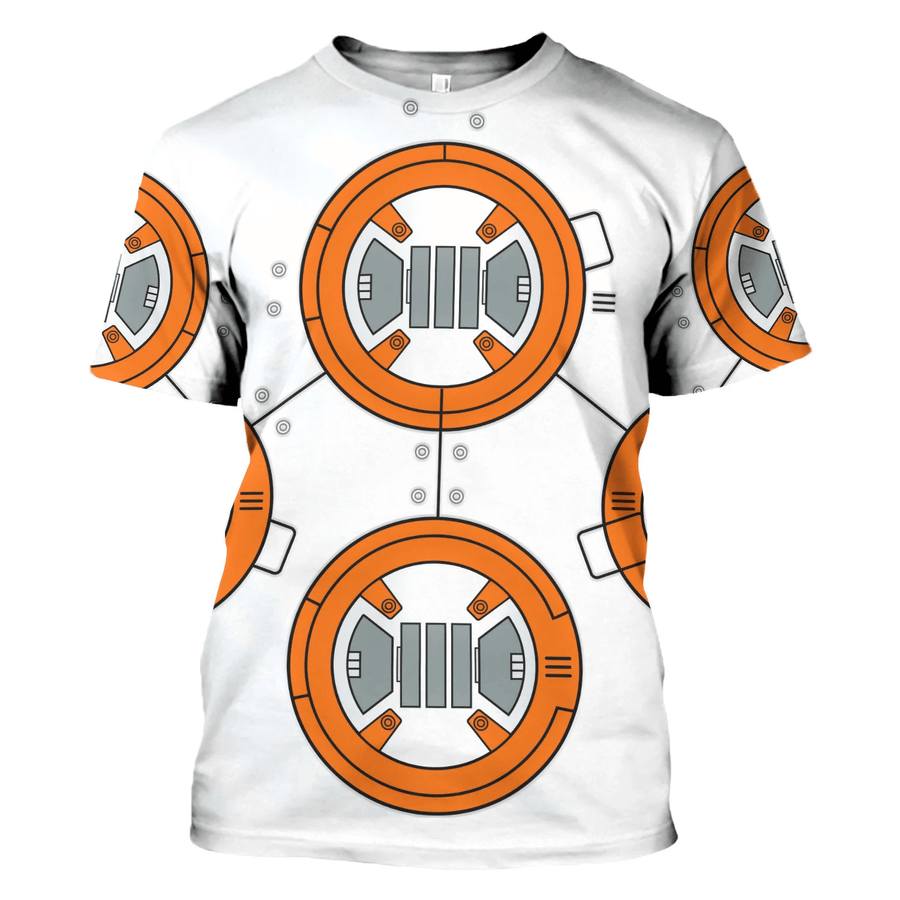 Stwa BB 8 Robot Costume T-Shirt For Men And Women