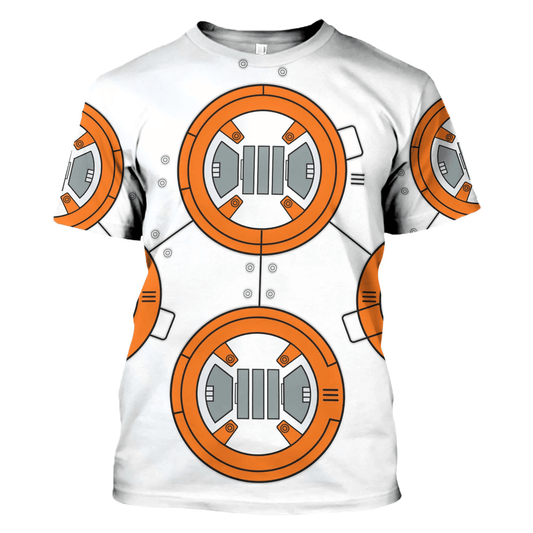Stwa BB 8 Robot Costume T-Shirt For Men And Women