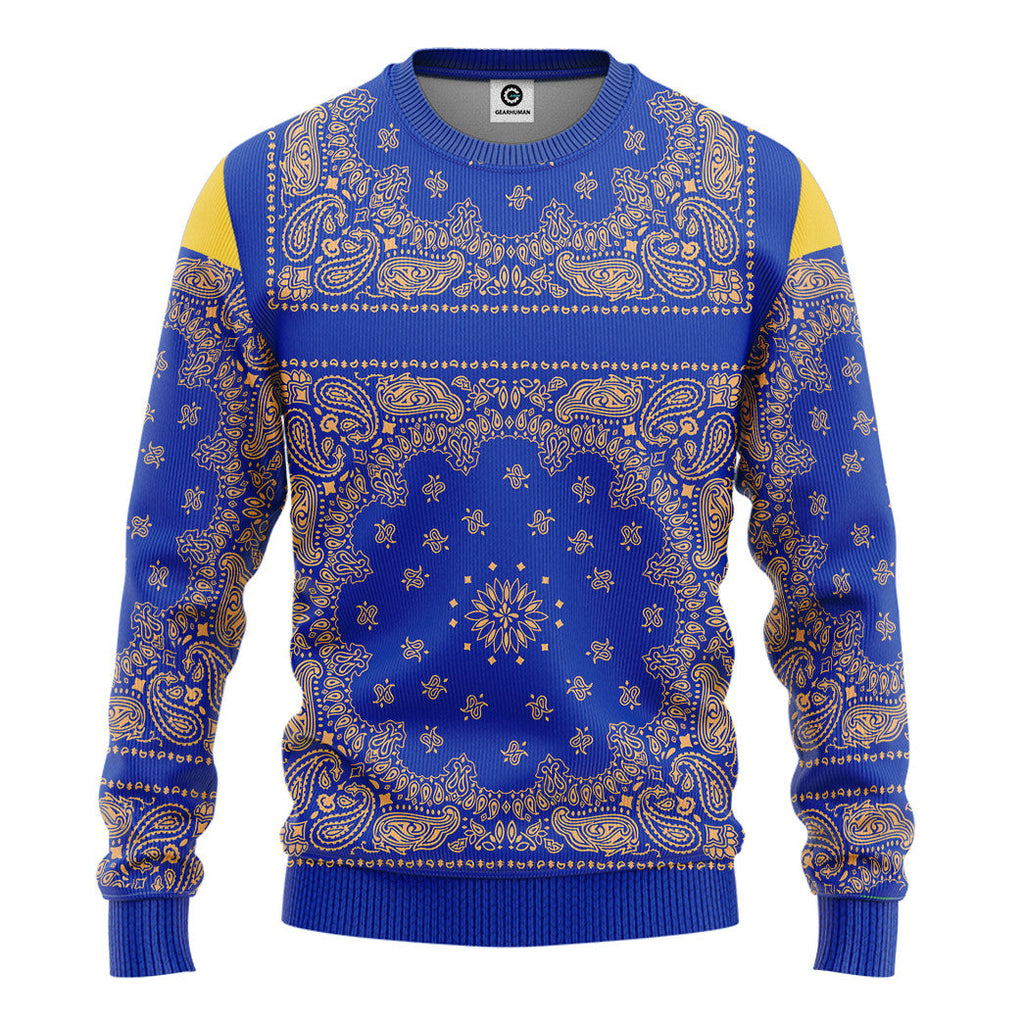  Royal Blue Bandana Snoop Custom Tshirt Hoodie Apparel