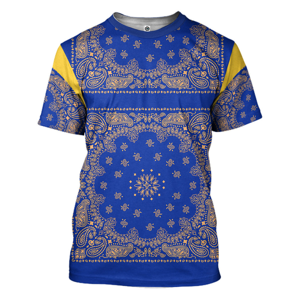  Royal Blue Bandana Snoop Custom Tshirt Hoodie Apparel