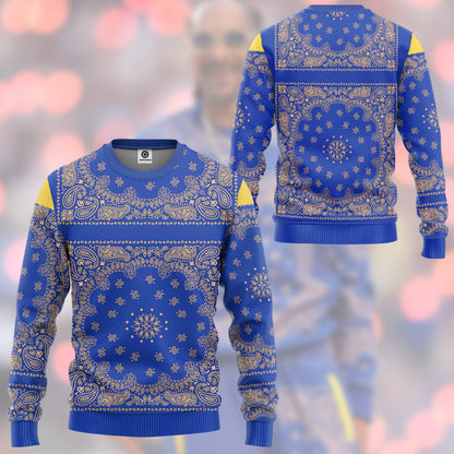  Royal Blue Bandana Snoop Custom Tshirt Hoodie Apparel