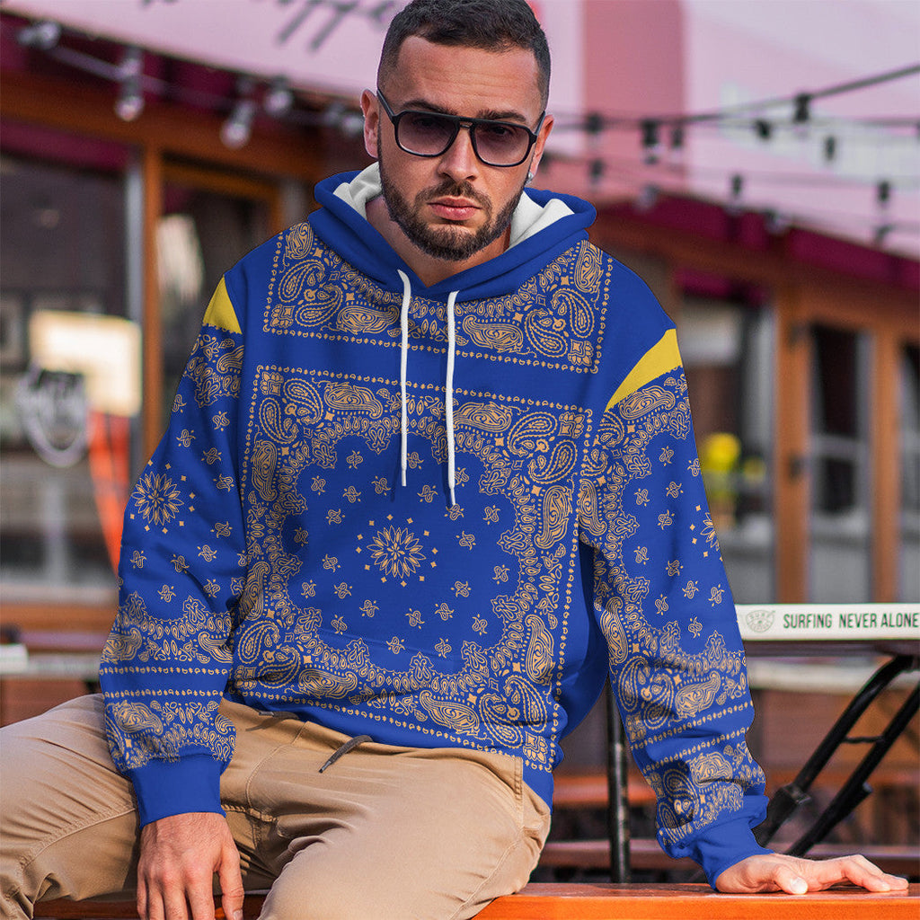  Royal Blue Bandana Snoop Custom Tshirt Hoodie Apparel