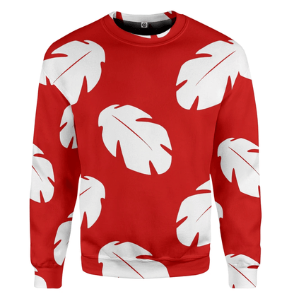  Lilo Hawaiian Floral Leaves Custom Tshirt Hoodie QT207012Hf