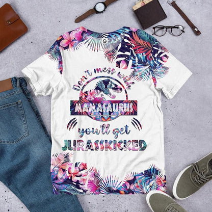 Dont Mess With Mamasaurus Mothers Day Gift Custom Hoodie QT204281Ga
