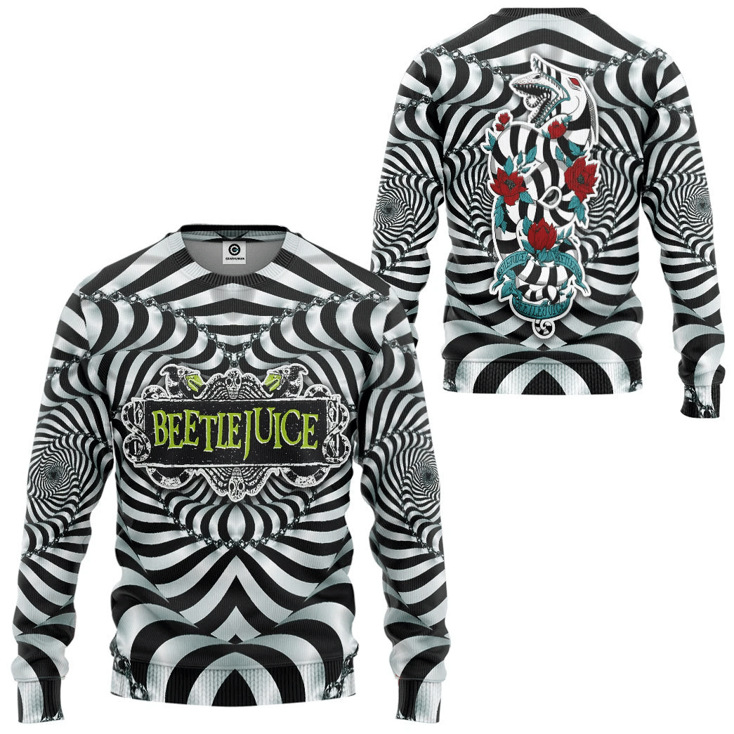 Beetlejuice Sandworm Custom Hoodie QT206170Hf