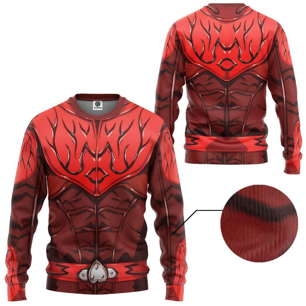 Momotaros Kamen Rider Custom Cosplay Costume Hoodie QT205061Hf