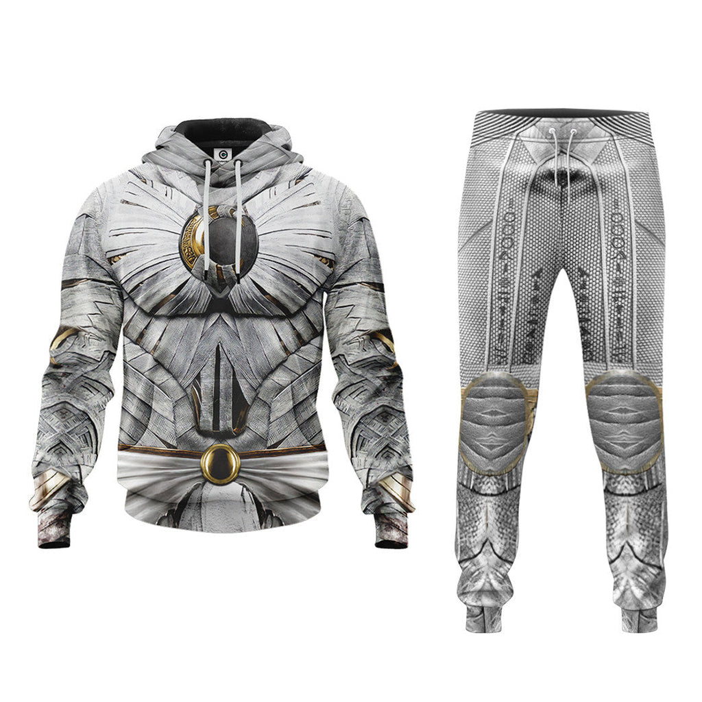  Moon Knight White Cosplay Custom Tshirt Hoodie Apparel