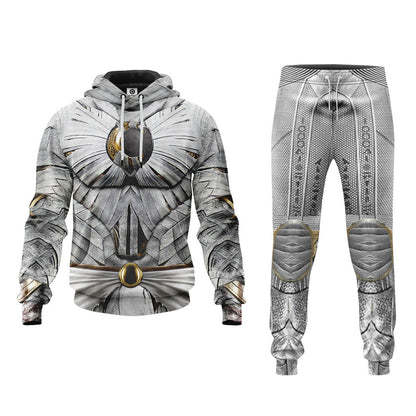 Moon Knight White Cosplay Custom Tshirt Hoodie Apparel