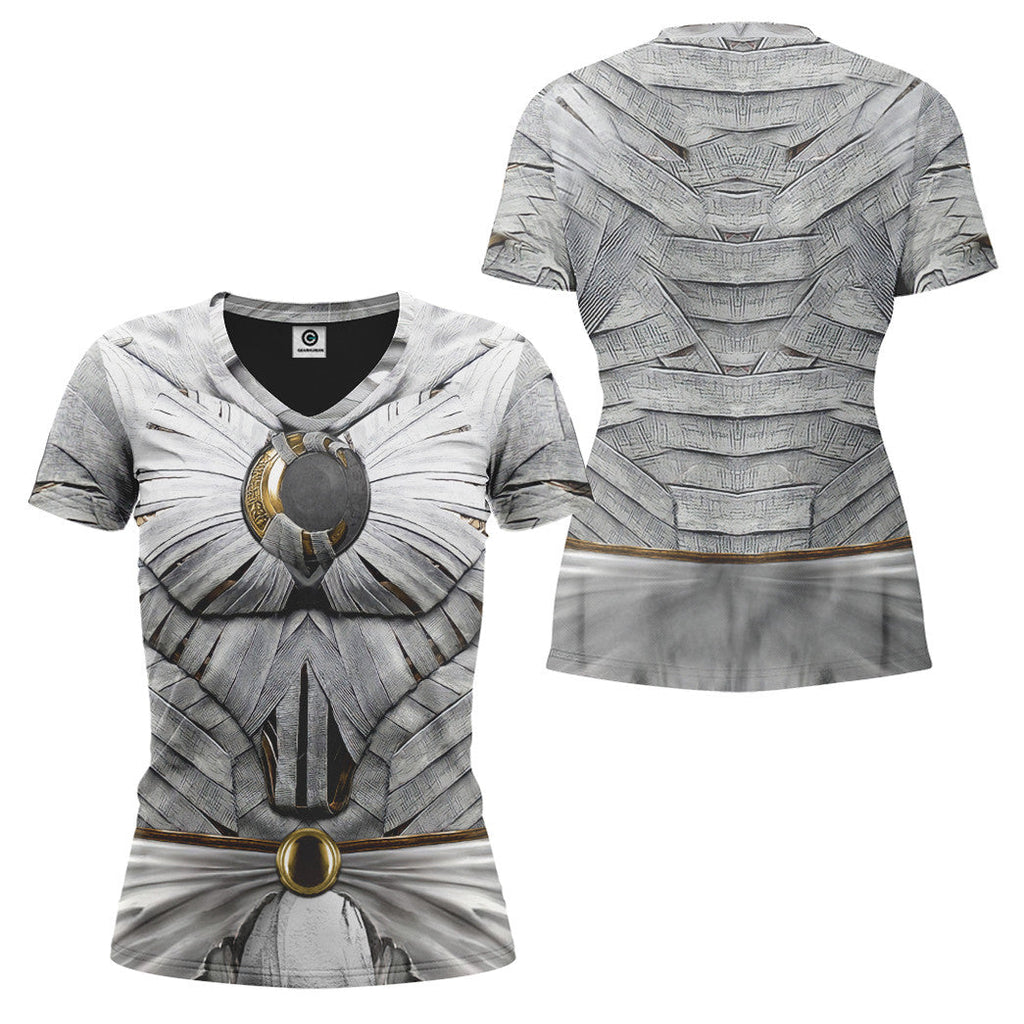  Moon Knight White Cosplay Custom Tshirt Hoodie Apparel