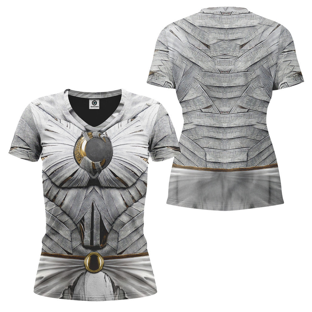  Moon Knight White Cosplay Custom Tshirt Hoodie Apparel