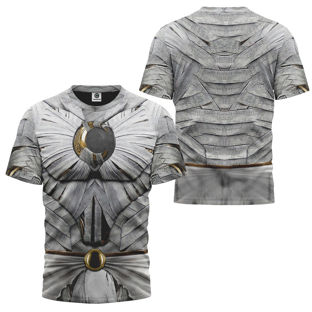  Moon Knight White Cosplay Custom Tshirt Hoodie Apparel