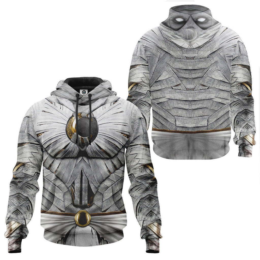  Moon Knight White Cosplay Custom Tshirt Hoodie Apparel