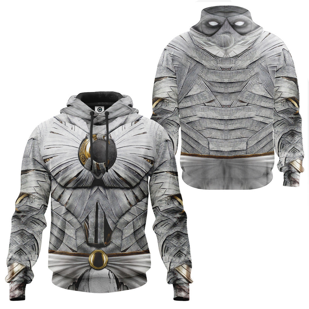  Moon Knight White Cosplay Custom Tshirt Hoodie Apparel