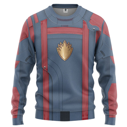  Star Lord GOTG Thor 4 Cosplay Custom Tshirt Hoodie Apparel