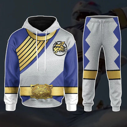 Power Rangers Wild Force Lunar Wolf Ranger Custom Cosplay Costume Hoodie QT206323Hf