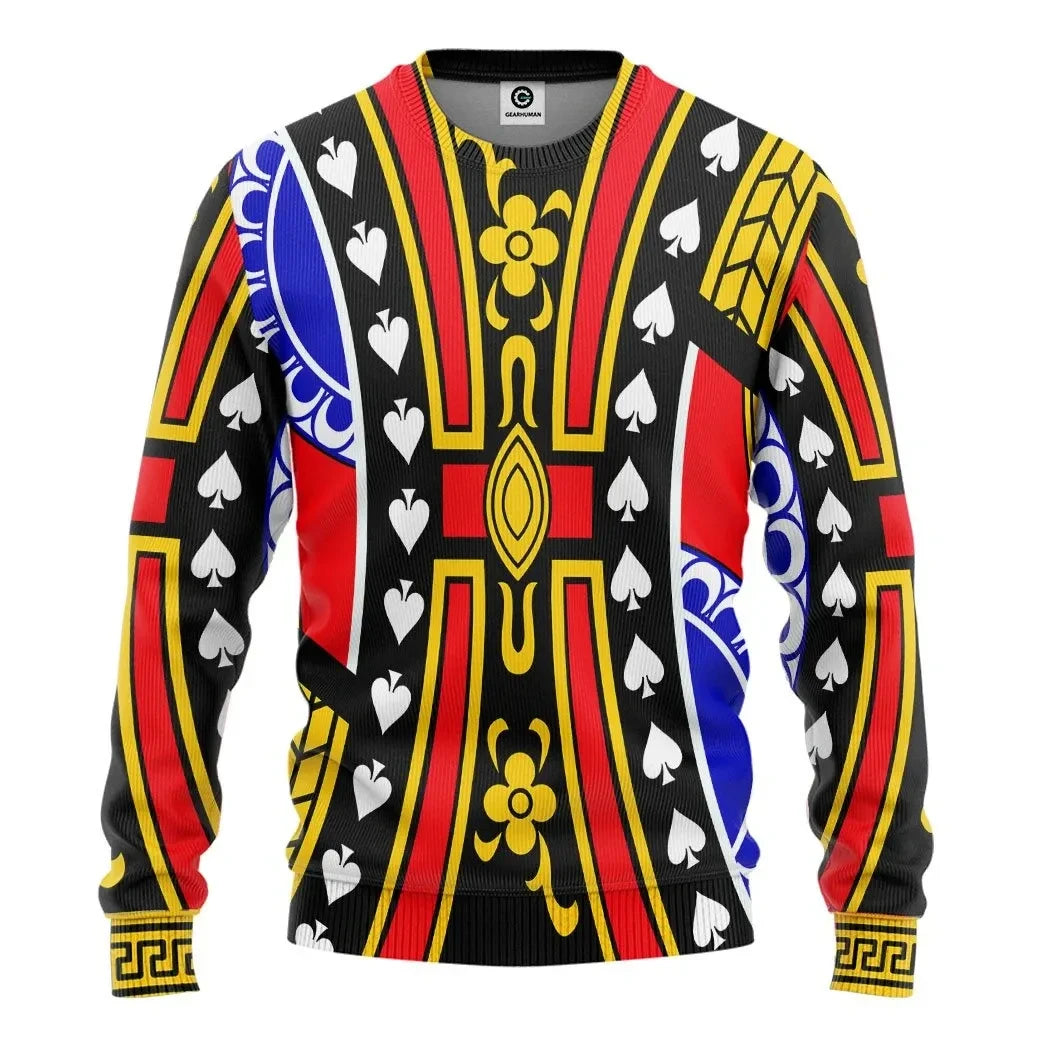 King of Spades David Custom Cosplay Costume Hoodie QT209383Hf
