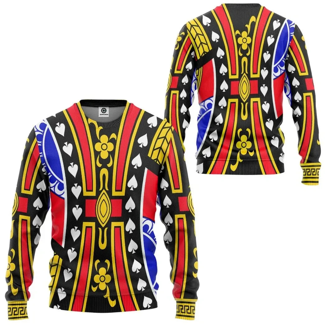 King of Spades David Custom Cosplay Costume Hoodie QT209383Hf