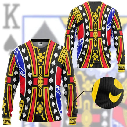 King of Spades David Custom Cosplay Costume Hoodie QT209383Hf