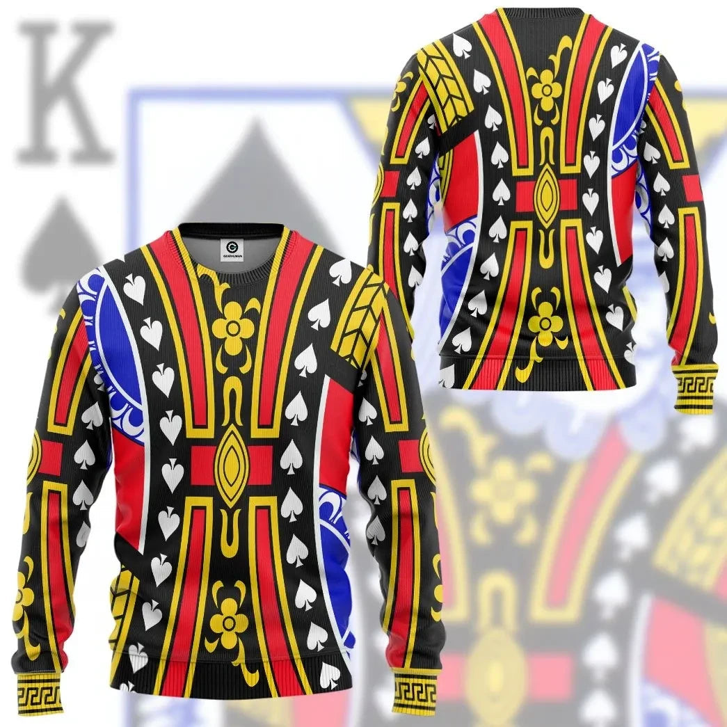 King of Spades David Custom Cosplay Costume Hoodie QT209383Hf