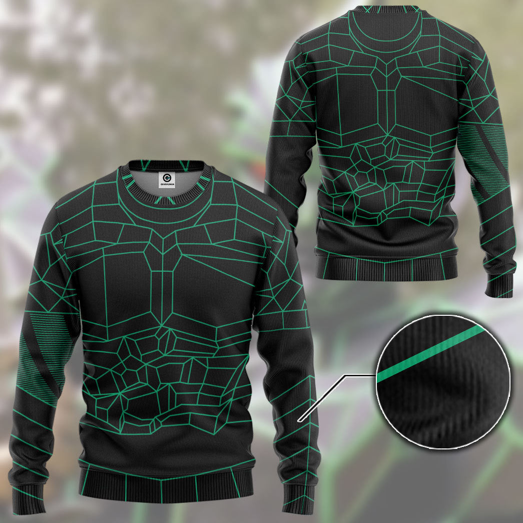 Power Rangers Villains Ecliptor Cosplay Costume - Hoodie QT4090904