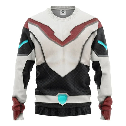 Voltron Legendary Defender Keith Kogane Armor Cosplay Costume Tshirt Hoodie QT210471Hc