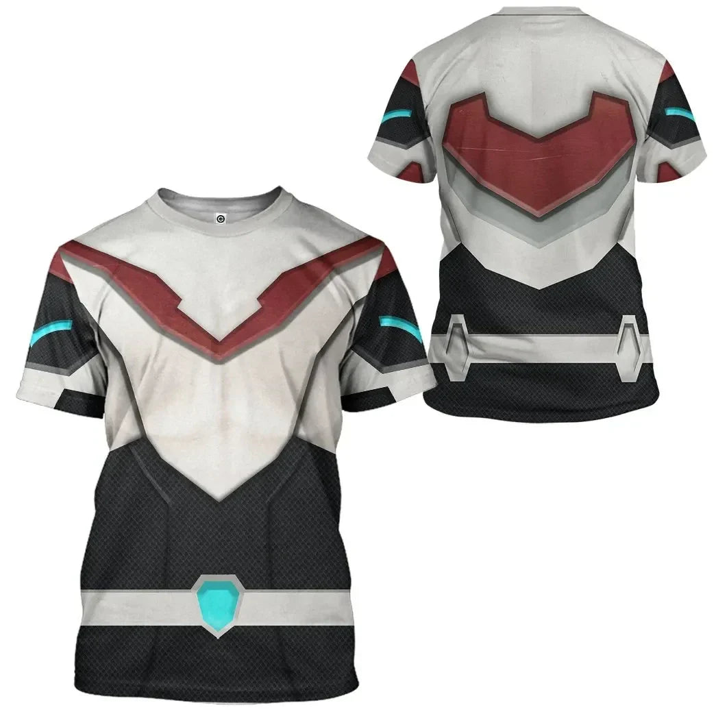 Voltron Legendary Defender Keith Kogane Armor Cosplay Costume Tshirt Hoodie QT210471Hc
