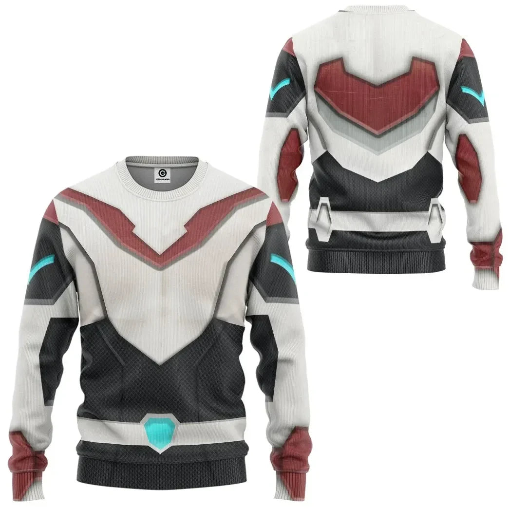 Voltron Legendary Defender Keith Kogane Armor Cosplay Costume Tshirt Hoodie QT210471Hc