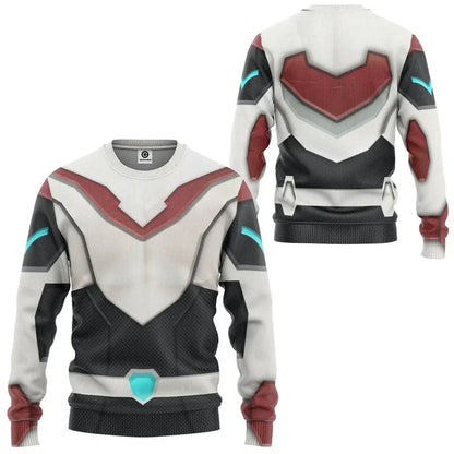 Voltron Legendary Defender Keith Kogane Armor Cosplay Costume Tshirt Hoodie QT210471Hc