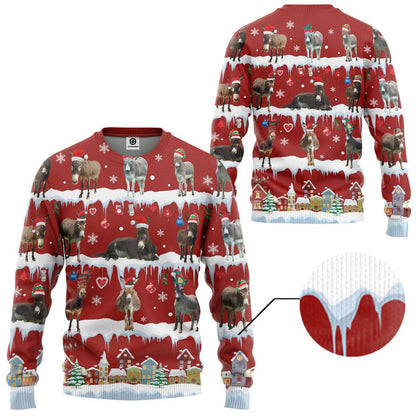 Donkey Christmas - Custom Hoodie QT211207