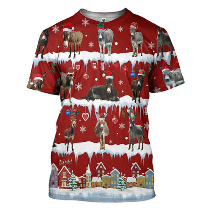 Donkey Christmas - Custom Hoodie QT211207