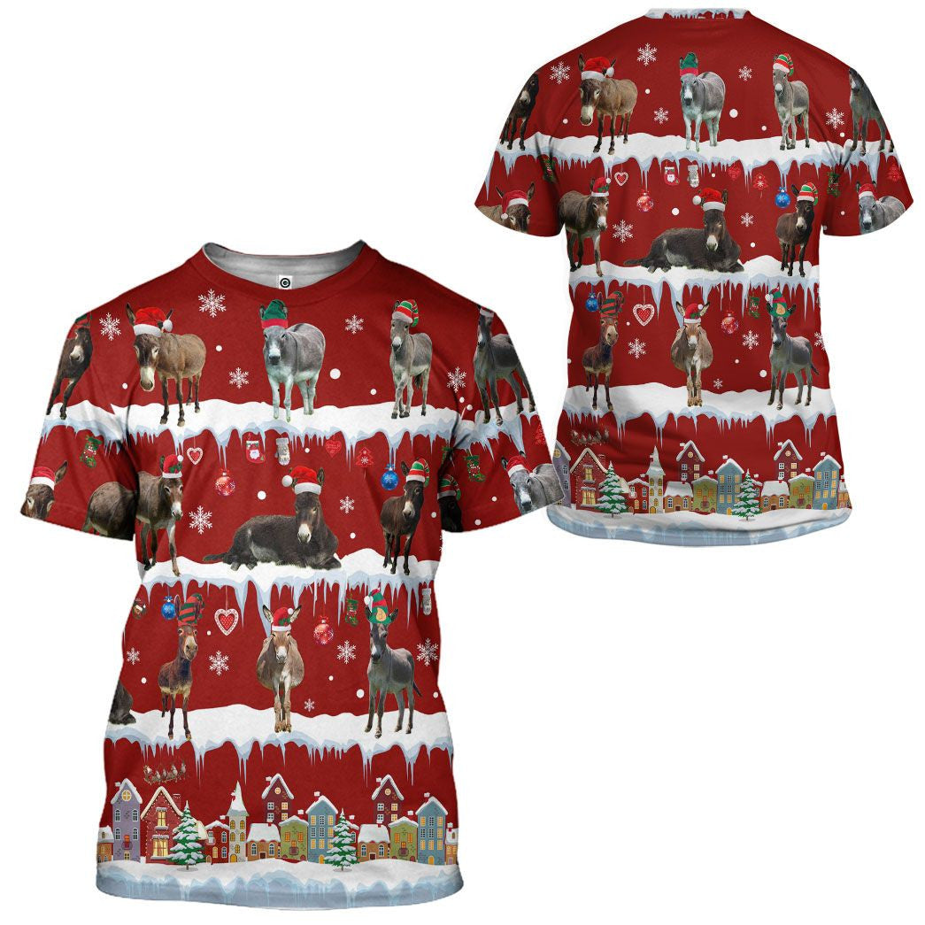 Donkey Christmas - Custom Hoodie QT211207