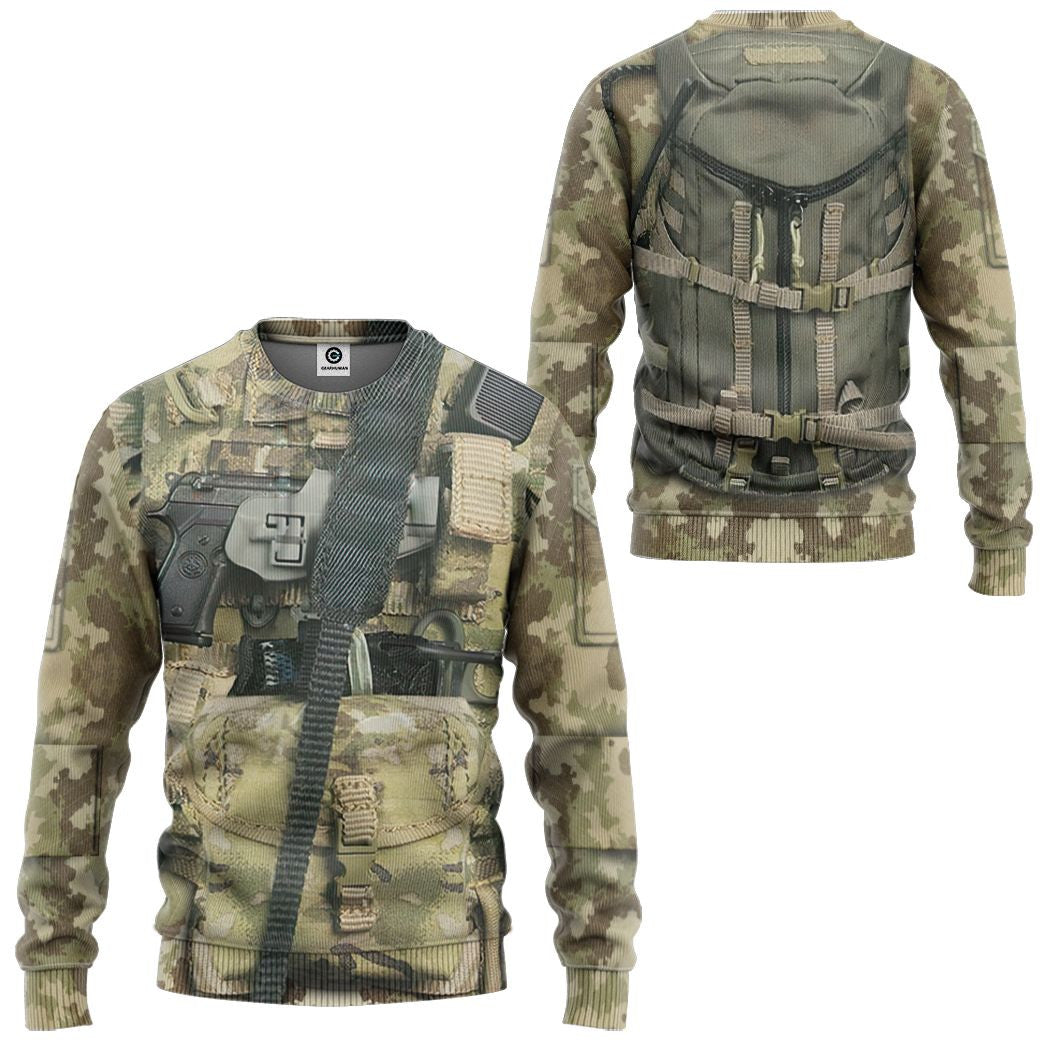 US Navy SEAL UNIFORM Custom Cosplay Costume Hoodie QT206321Hg