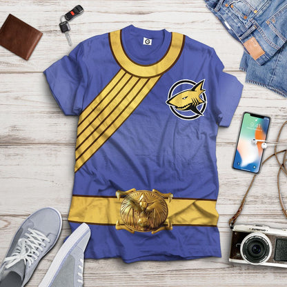 Blue Wild Force Ranger Custom Cosplay Costume Hoodie QT210354Hf