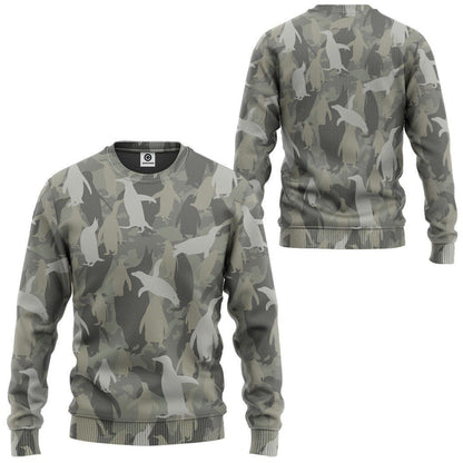  Penguins Camo Custom Tshirt Hoodie QT301139Tf