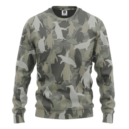  Penguins Camo Custom Tshirt Hoodie QT301139Tf