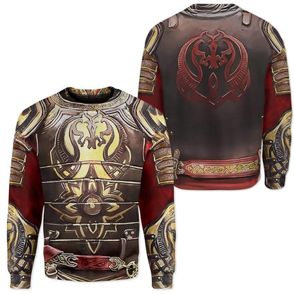 King Theoden Custom Cosplay Costume Zip Hoodie Sweatshirt QT301082Hf