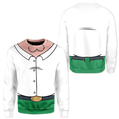 Family Guy Peter Custom Cosplay Costume Zip Hoodie Sweatshirt QT209212Tf