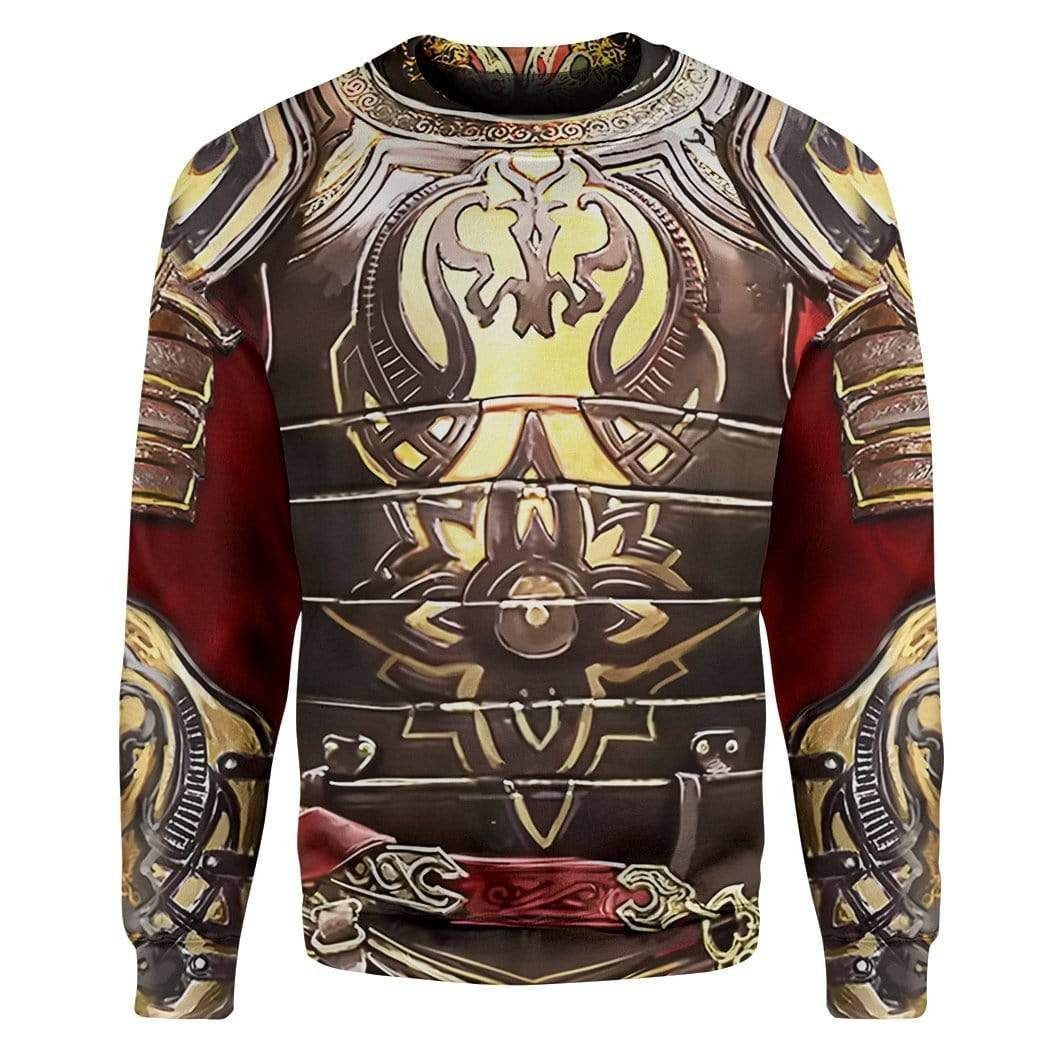 King Theoden Custom Cosplay Costume Zip Hoodie Sweatshirt QT301082Hf