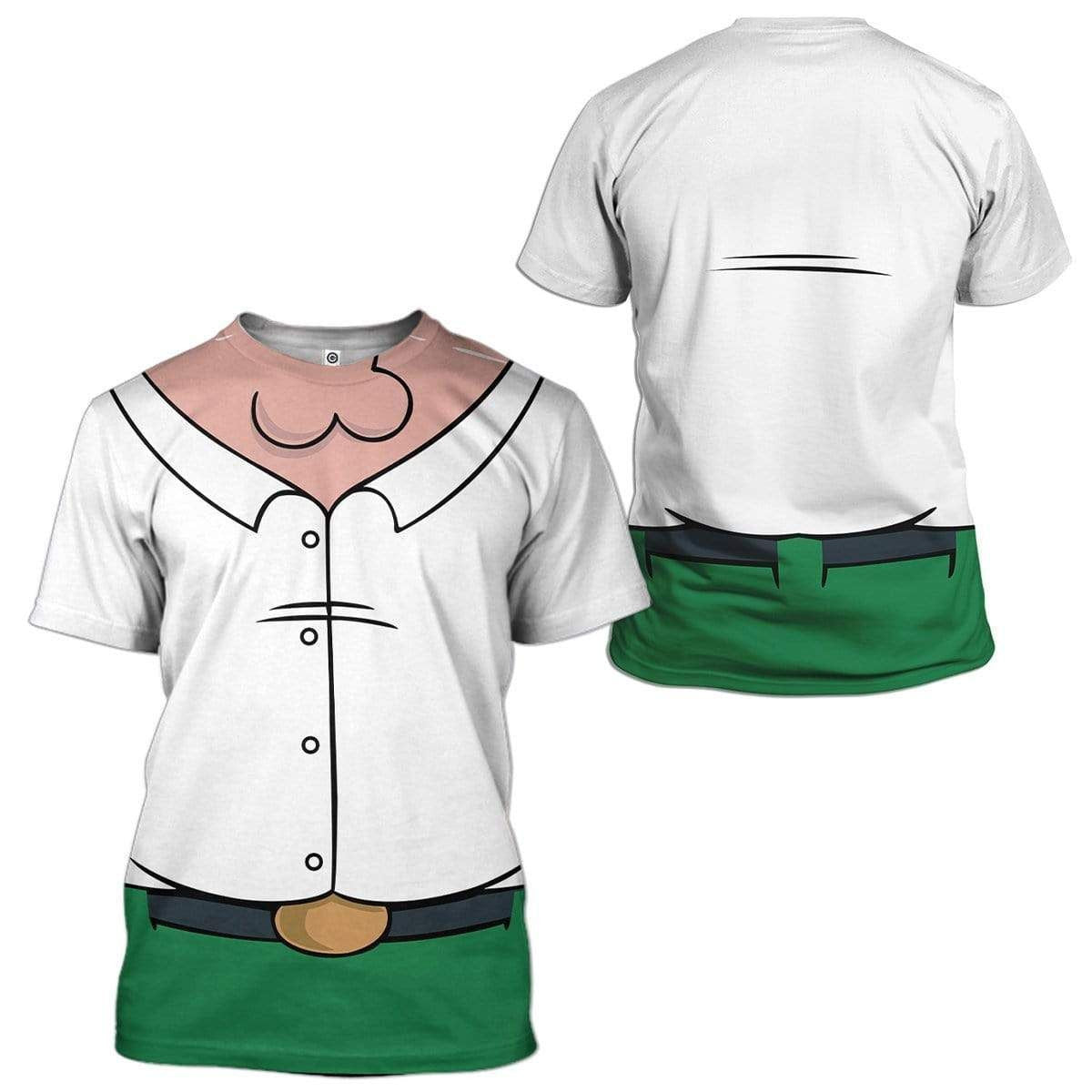 Family Guy Peter Custom Cosplay Costume Zip Hoodie Sweatshirt QT209212Tf