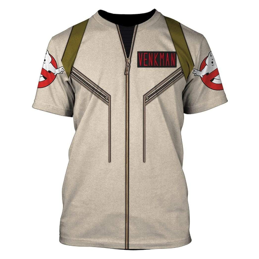 Ghostbusters venkman hero Custom Cosplay Costume Zip Hoodie Sweatshirt QT208553Hc